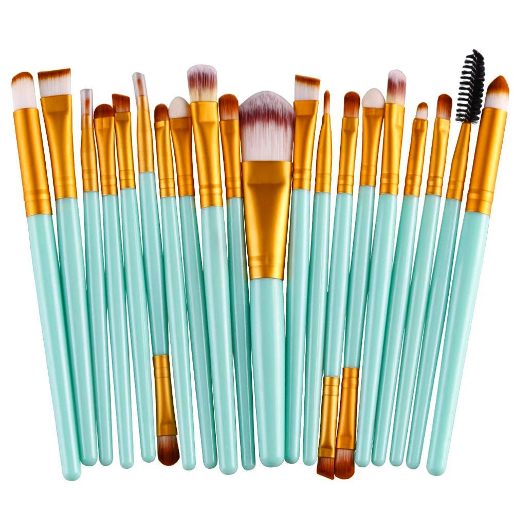 20-Piece Eye Makeup Brush Set | Complete Eye Shadow & Eyeliner Tools alternate view