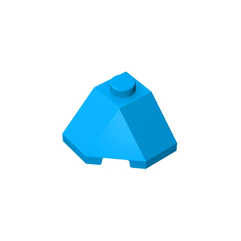 ROOF TILE 2x2x1 45 Degree Bottom | Compatible Building Block for Creative DIY alternate view