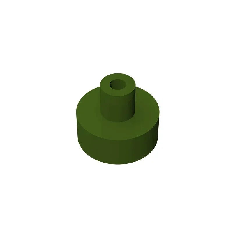 Gobricks Tile Round 1x1 with Bar and Pin Holder | Compatible Building Block lifestyle view