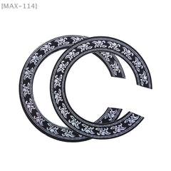 104mm & 94mm Hard PVC Guitar Circle Sound Hole Rosette Inlay – Easy - To - Install Decor detail view