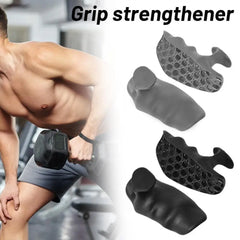 Anti Slip Grip Strengthener | Breathable Fingerless Hand Gripper for Dumbbell Lifting close-up view