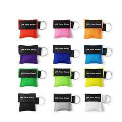 Compact CPR Face Shield Keychain | Portable First Aid Rescue Tool