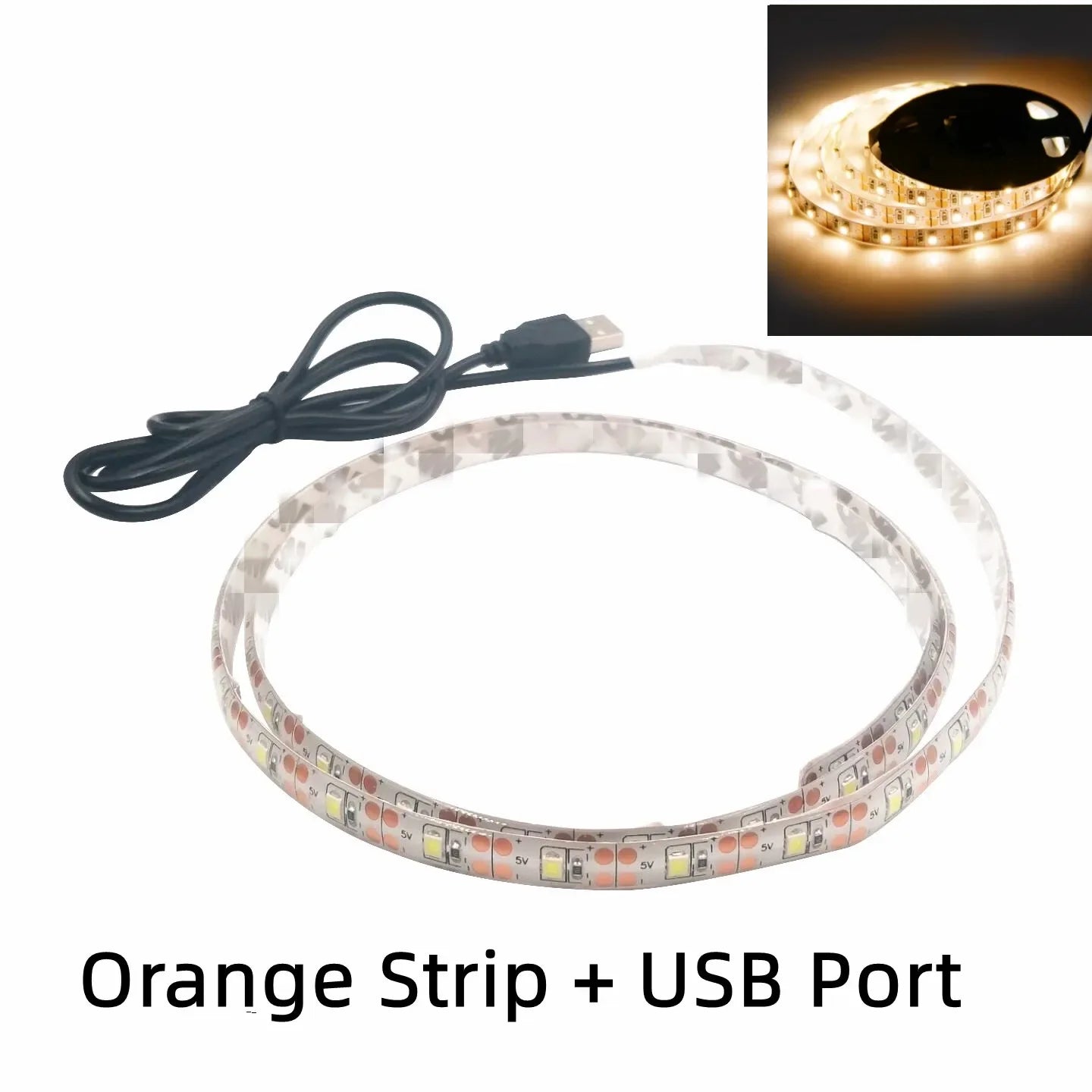 5V USB LED Strip Lights | Flexible Home TV Background Lighting alternate view