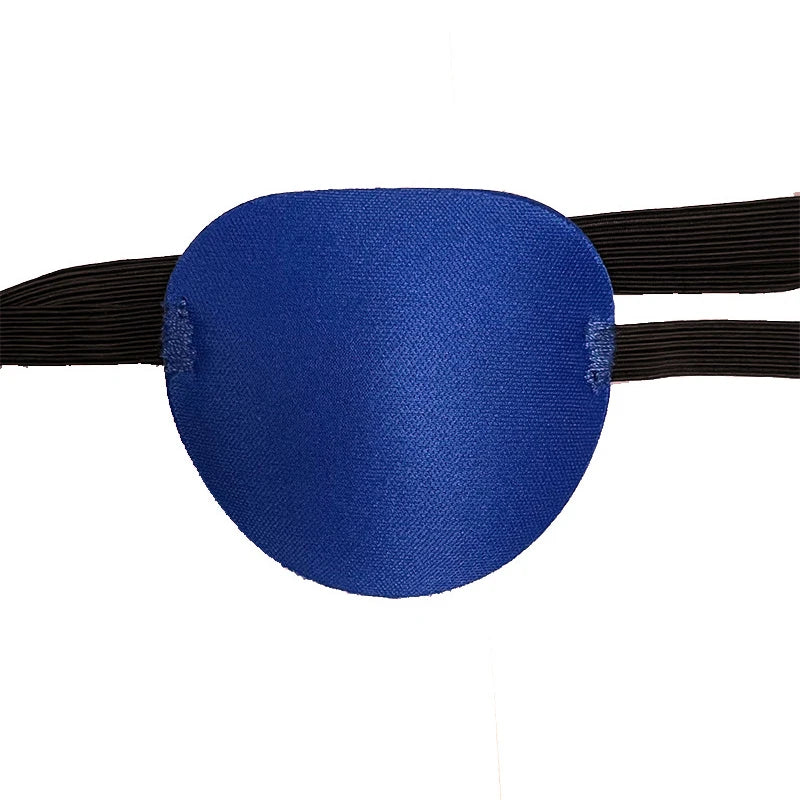 Single Eye Patch for Pirate Cosplay & Sleep Aid | Black Unisex Eyepatch close-up view