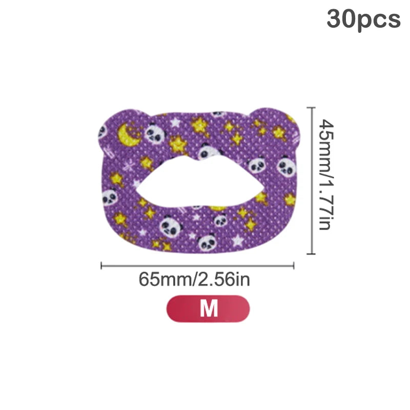 Mouth Tape for Kids Sleeping | 30 Pack Anti Snoring Strips for Better Nose Breathin additional angle
