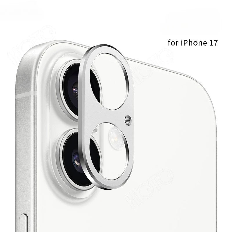 Aluminum Metal Rear Camera Lens Protectors for iPhone 17 Pro Max Air 17Pro 17Air 17ProMax Hollow Lens Cover Ring Film