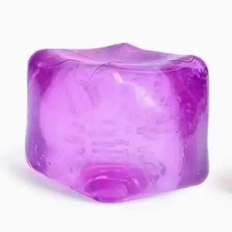 Needoh Nice Cube Sensory Stress Reliever | Fidget Squeeze Toy for Kids and Adults additional angle