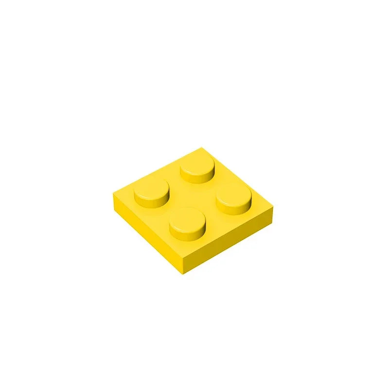Gobricks Plate 2 x 2 Building Block | Compatible with Lego 3022 lifestyle view