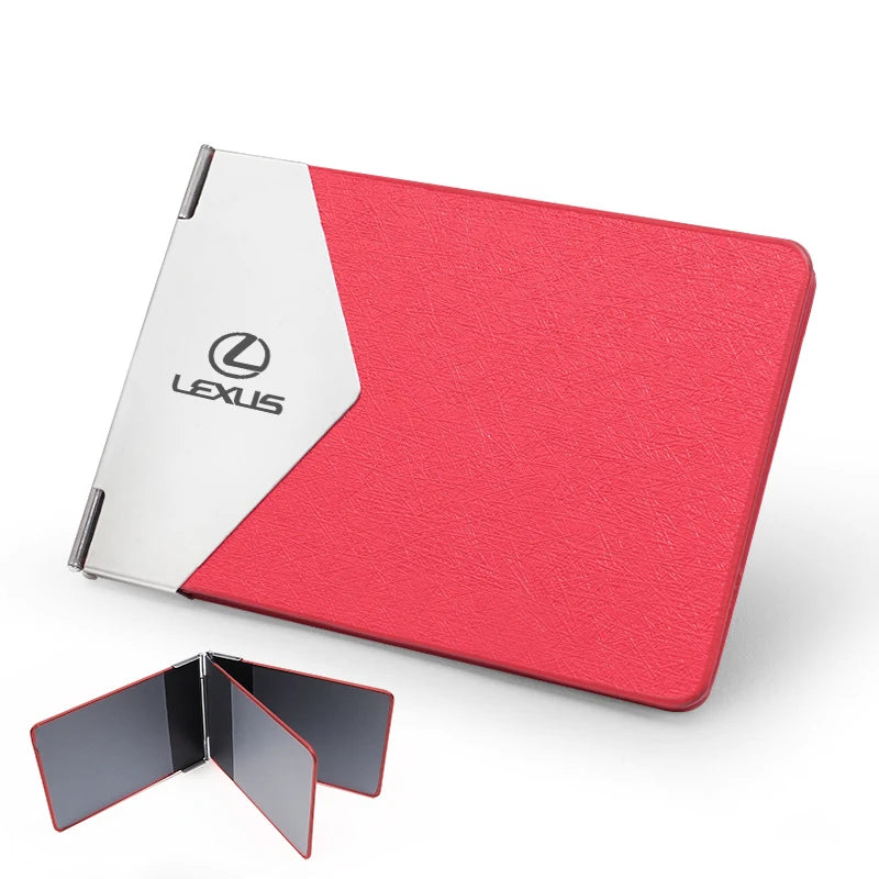 Thin Aluminum Credit Card Holder for Lexus | Laser Engraved ID Case detail view