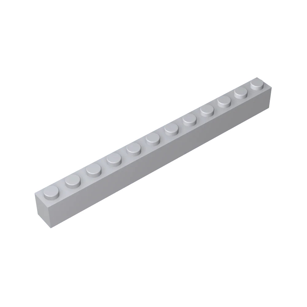 Gobricks GDS-538 Brick 1 x 12 | Compatible Building Block Pieces for DIY Construction close-up view