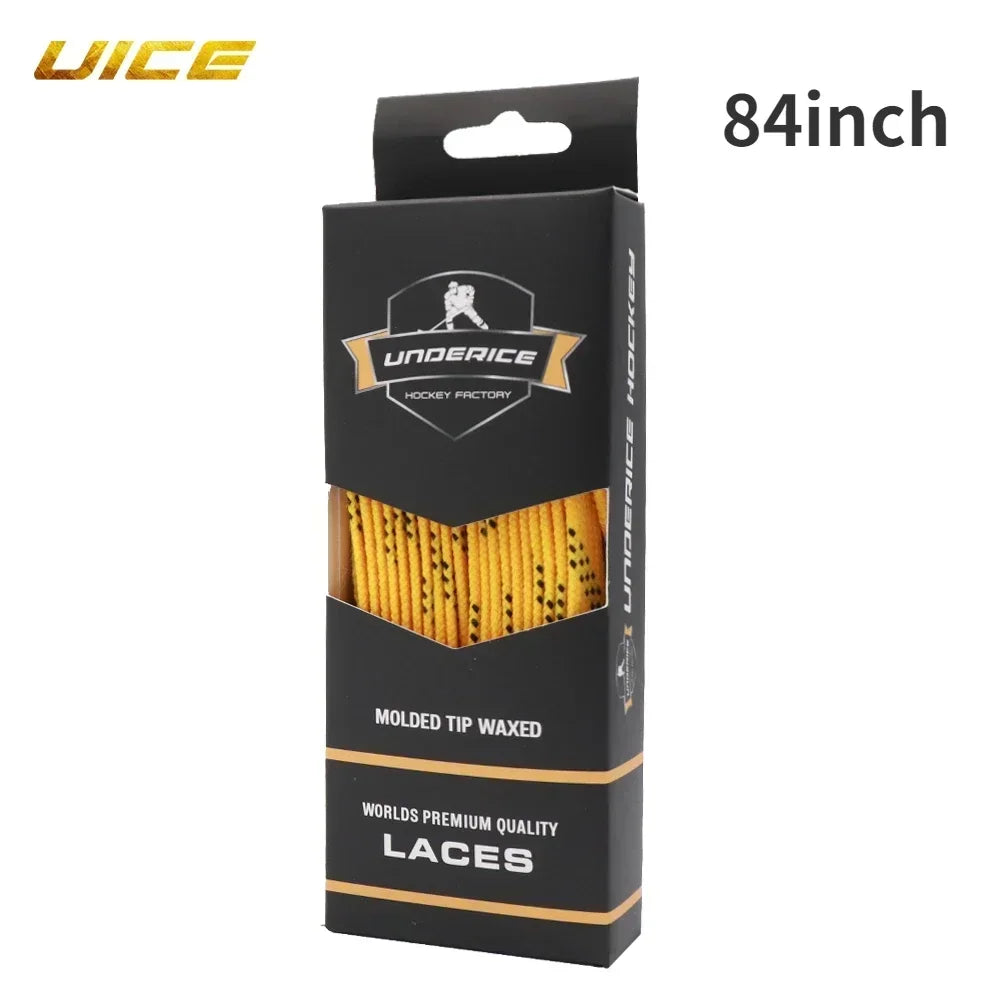 UICE Ice Hockey Shoelaces Box-Packed Ice Hockey Skate Laces 84/96/108/120in Dual Layer B detail view