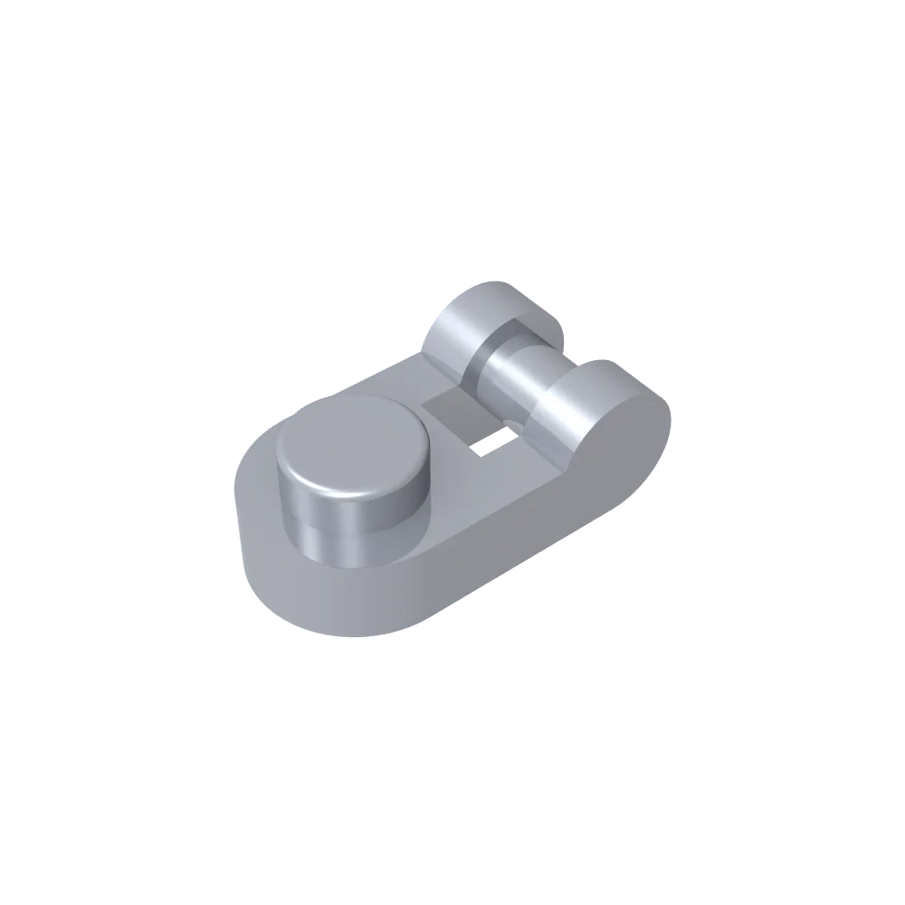 Gobricks GDS-1290 Plate Special 1 x 1 Rounded with Handle | Compatible Building Block close-up view