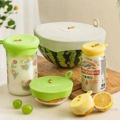 Reusable Self Sealing Lid Silicone Stretch Lids Universal Lid Silicone Bowl Pot Lid Silicone Cover P