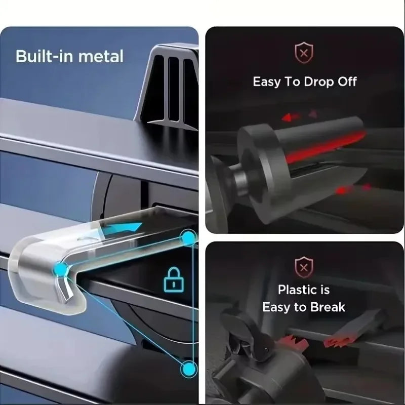 Gravity Car Phone Holder with 360° Rotation for Spiral Air Outlet lifestyle view