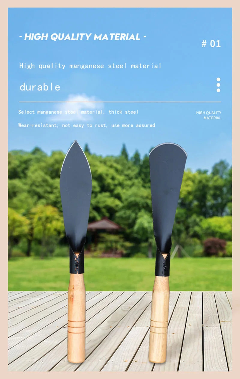 Manganese Steel Garden Shovel – Flat &amp; Pointed