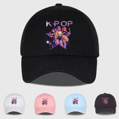 K-POP Cartoon Girl Group Baseball Cap | Unisex Retro Adjustable Dad Hat