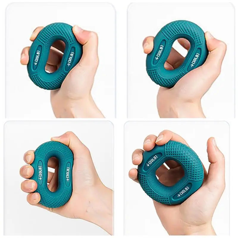 Silicone Finger Gripper Ring | Hand Muscle Strengthener for Grip Training and Wrist R lifestyle view