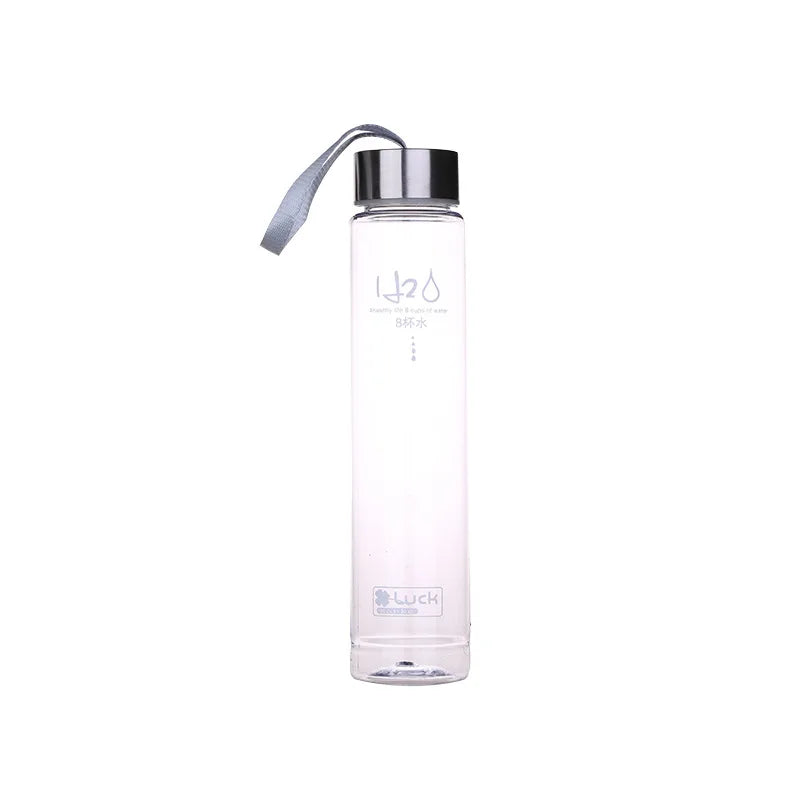 Creative Candy Color Portable Leak-proof Water Bottles Frosted Sport Unbreakable Plas alternate view