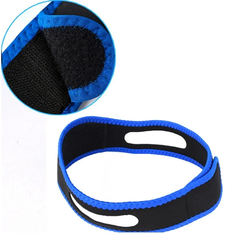 Adjustable Anti-Snoring Chin Support Belt | Facial Lifting and Stretching Belt lifestyle view