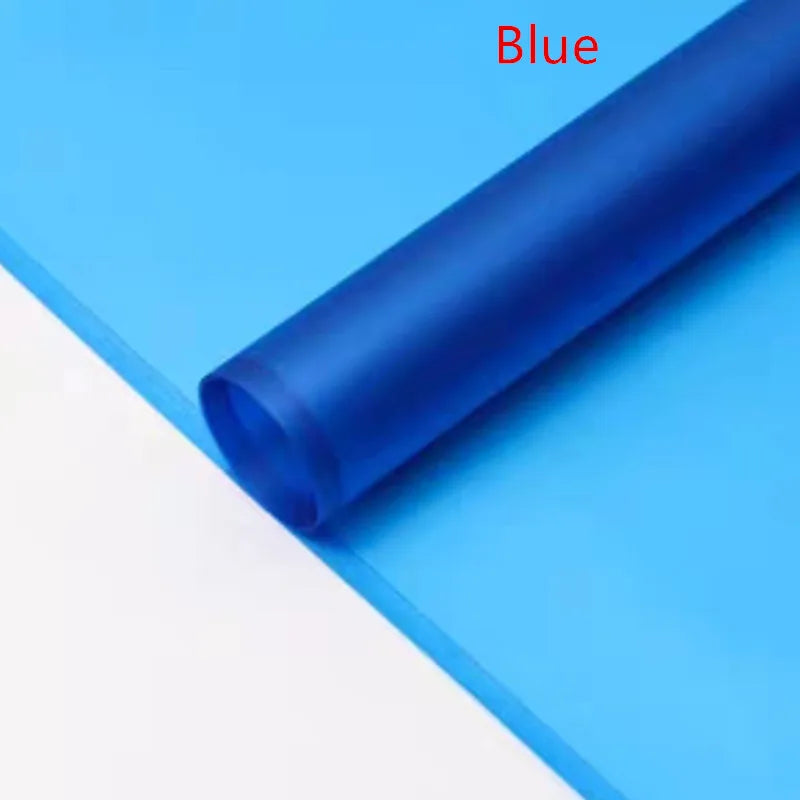 Fog Flower Wrapping Paper 5 Sheets | Korean Style Half Transparent Gift Wrap for Bouquet detail view