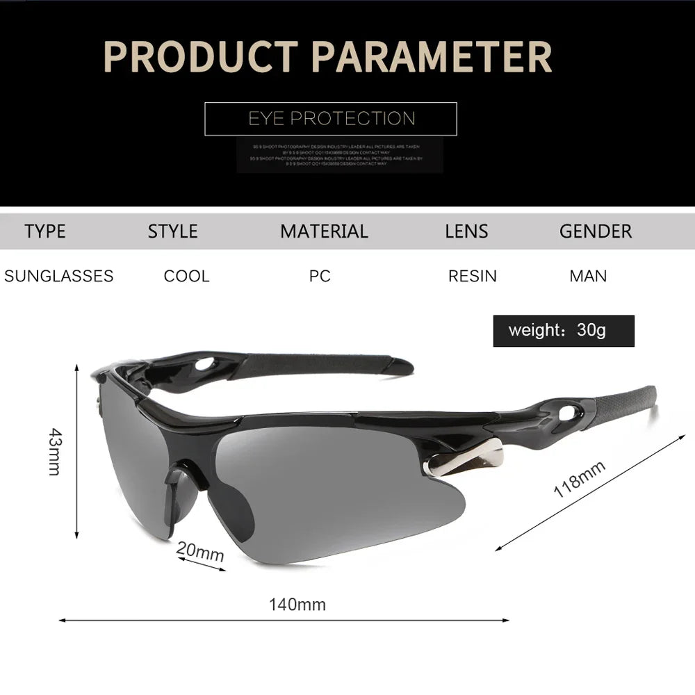 Sunglasses Road Cycling Glasses Mountain Riding Protection Goggles Eyewear Mtb Bike Fishing Camping