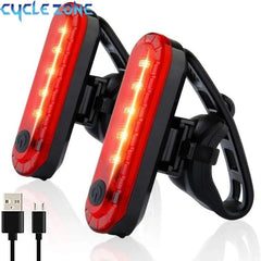Rear Bike Tail Light USB Rechargeable Ultra Bright Taillights Fit On Bicycle Easy to Install for Cycling Safety Bicycle Light