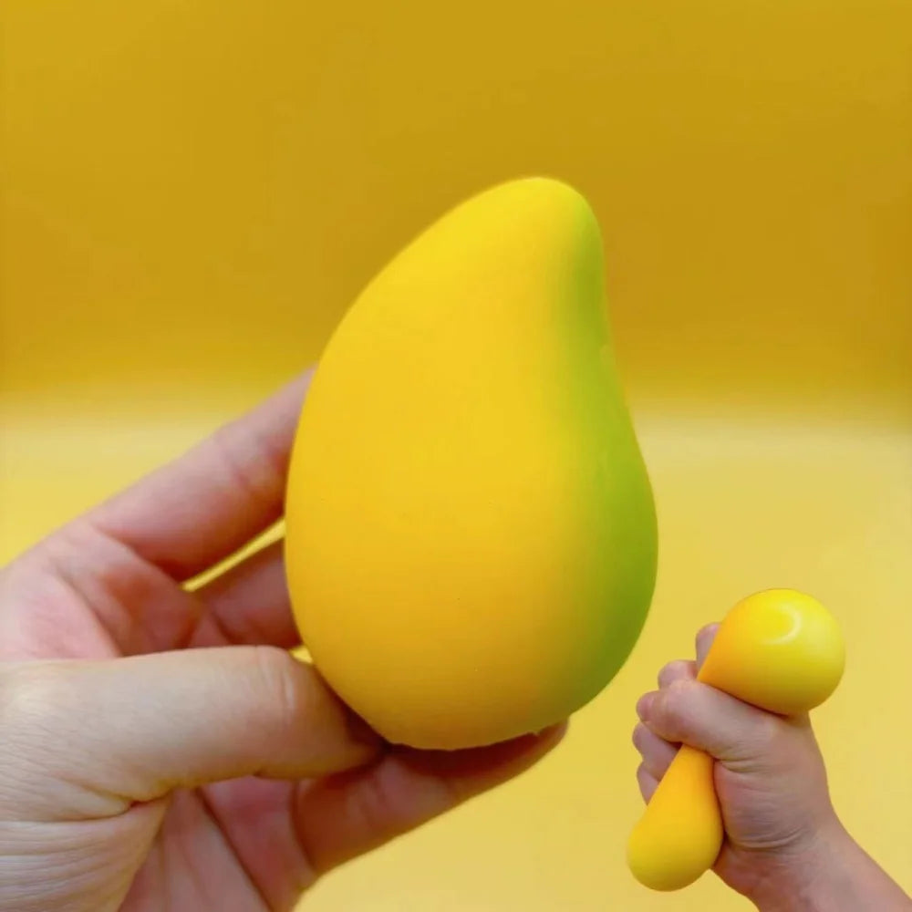 Stress Relief Toy Mango Squishy Ball | Super Slow Rebound Fidget Toy for Anxiety alternate view