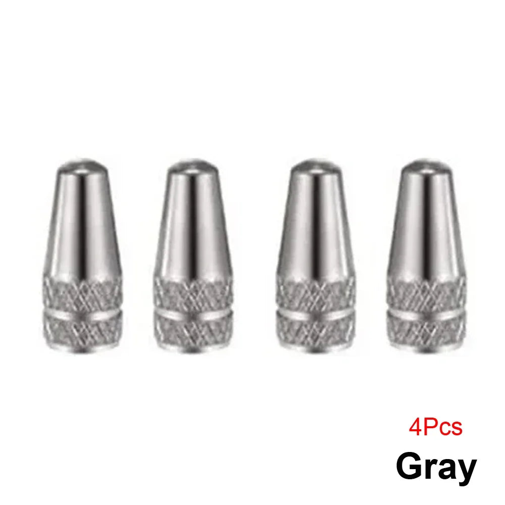 4Pcs Aluminum Presta Valve Caps lifestyle view