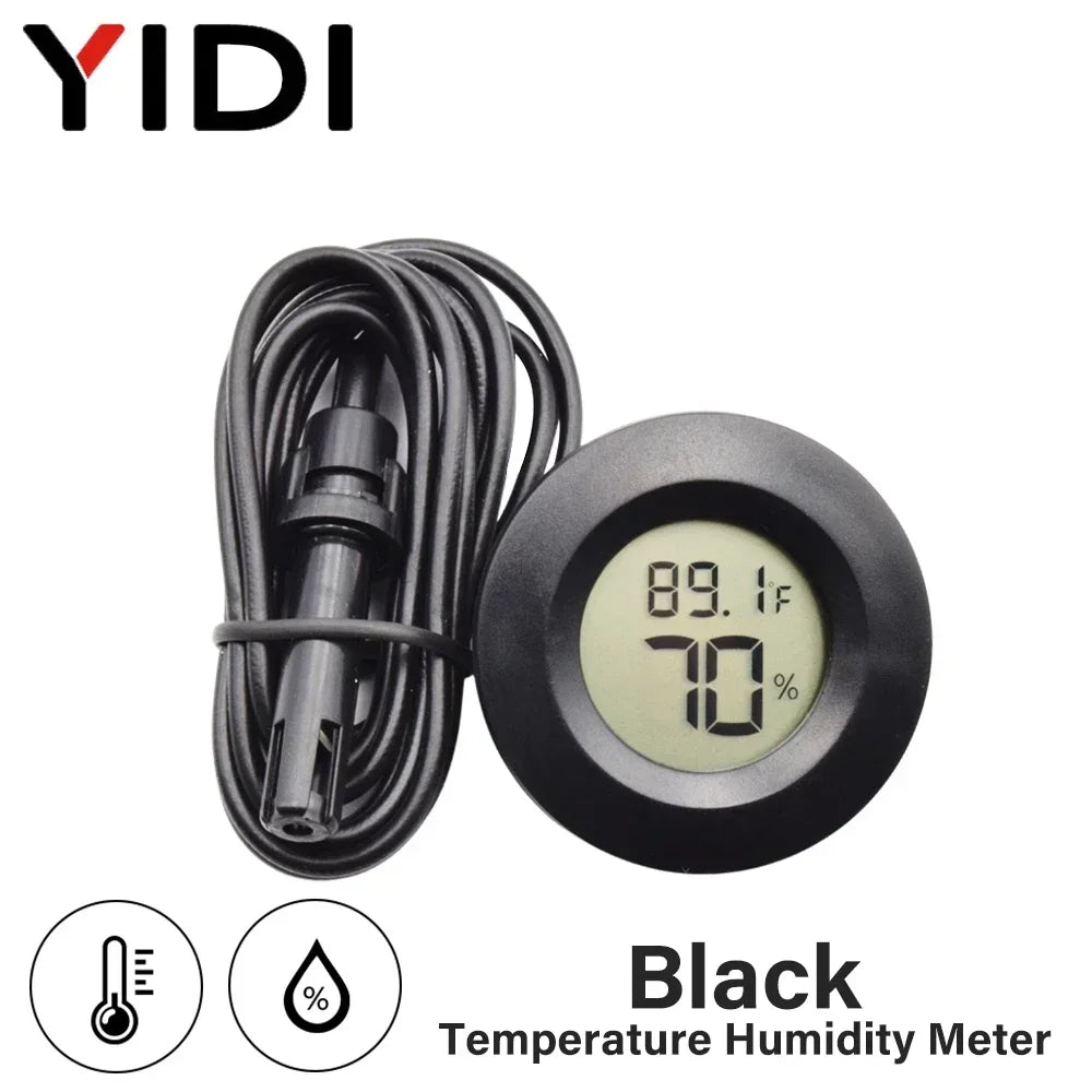 Mini LCD Digital Thermometer Hygrometer | Temperature Humidity Monitor for Incubator alternate view