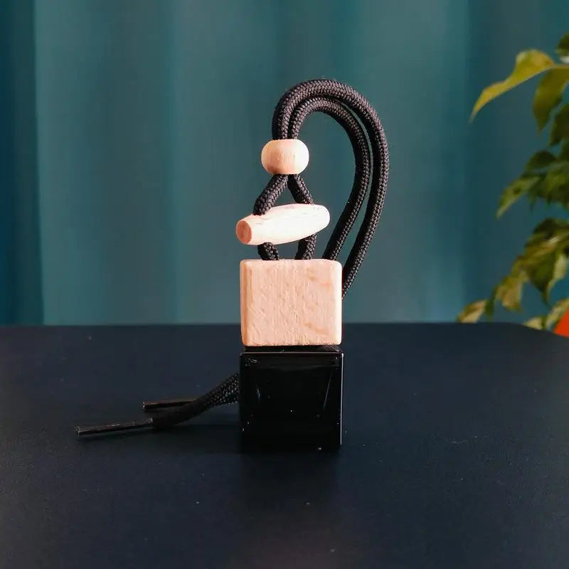 Square Glass Car Essential Oil Diffuser Pendant lifestyle view
