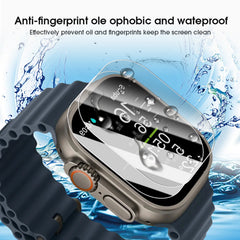 Quick Pasting Tempered Glass For Apple Watch Ultra 3/2/1 49mm Easy to Install Screen Glass Protective Film Ultra 3-2-1 49mm Film