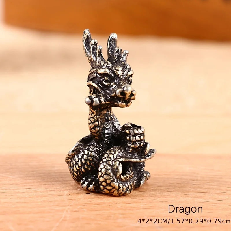 Mini Metal Incense Stick Holder | Chinese Zodiac Animal Incense Burner detail view