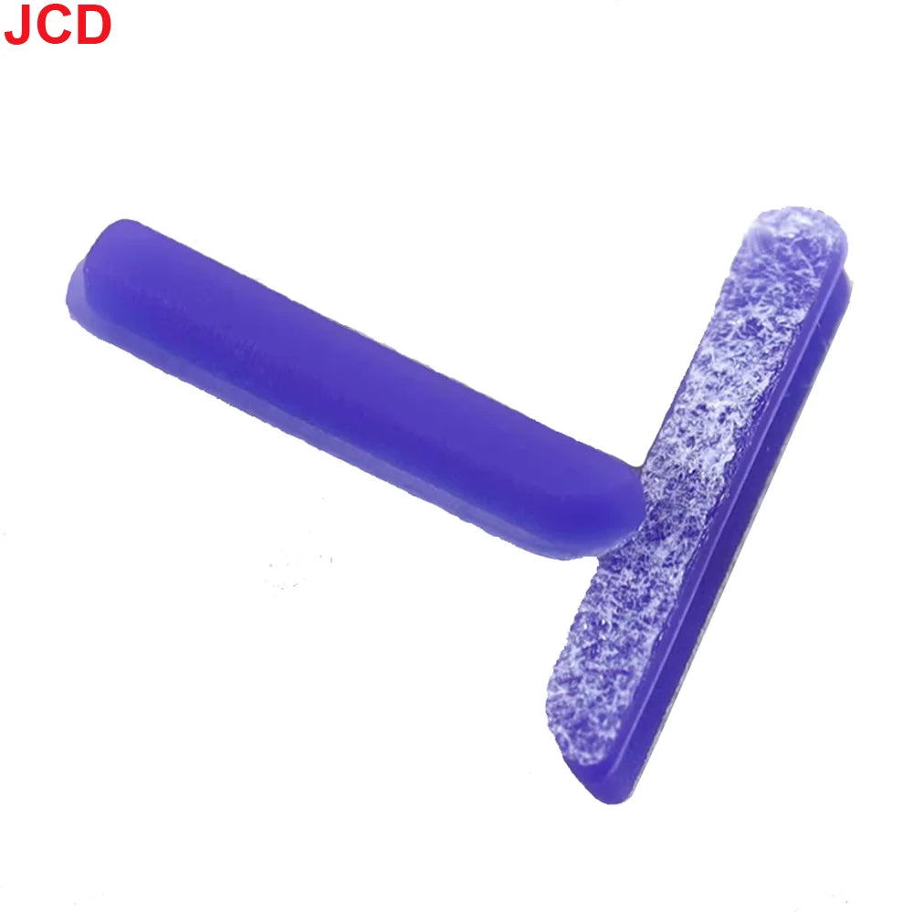 JCD 2sets Replacement Rubber Feet and Button Cover Set for 3DS Console | Repair Kit alternate view