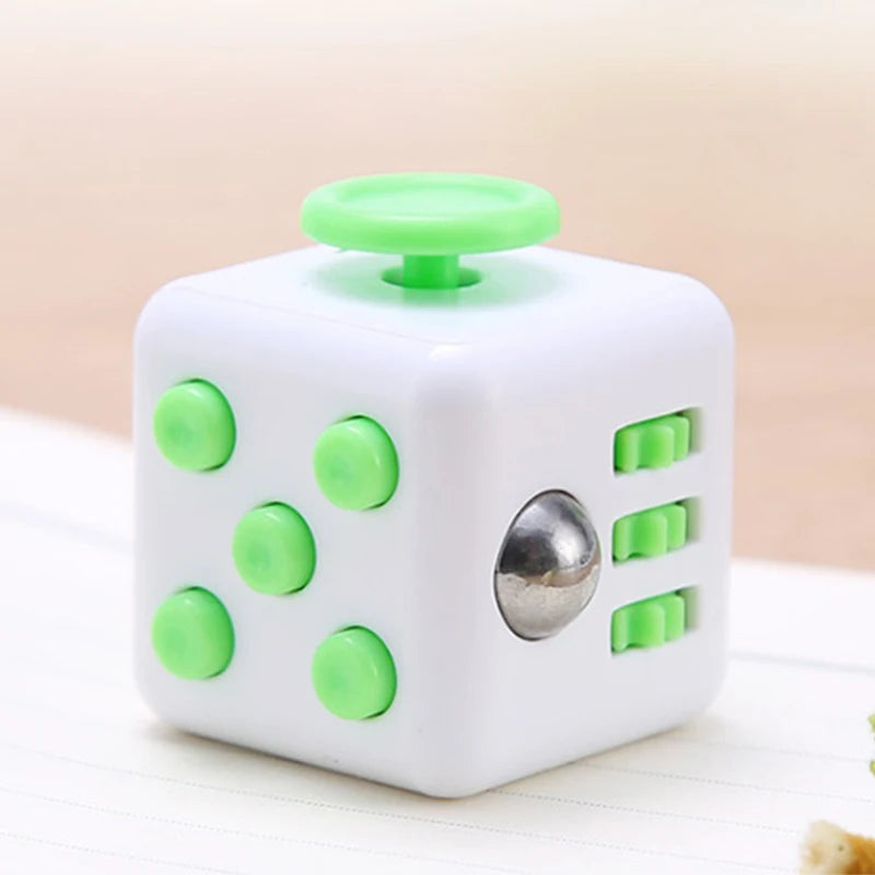 Solid Color Fidget Decompression Dice | Infinite Rubik Cube for Stress and Anxiety Relie detail view