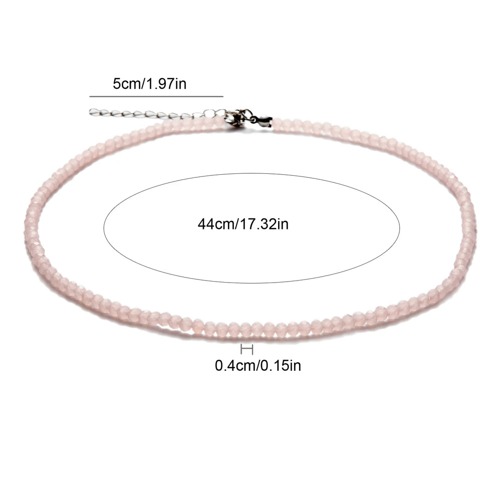Simple Black Beads Short Necklace for Women Chokers Femme Ladies Party Necklace Fas additional angle