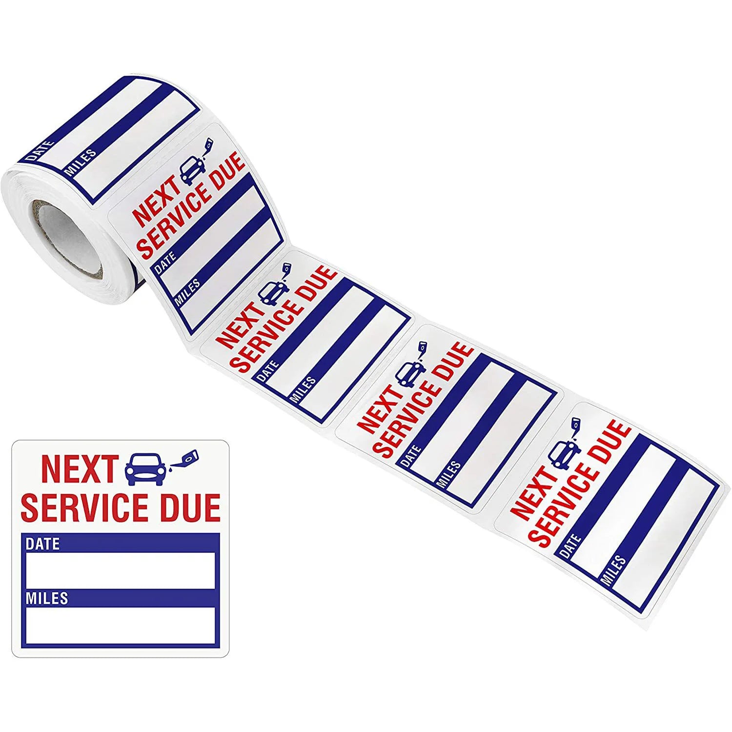 150pcs Car Oil Change Reminder Stickers | Maintenance Service Due Labels for Auto S additional angle