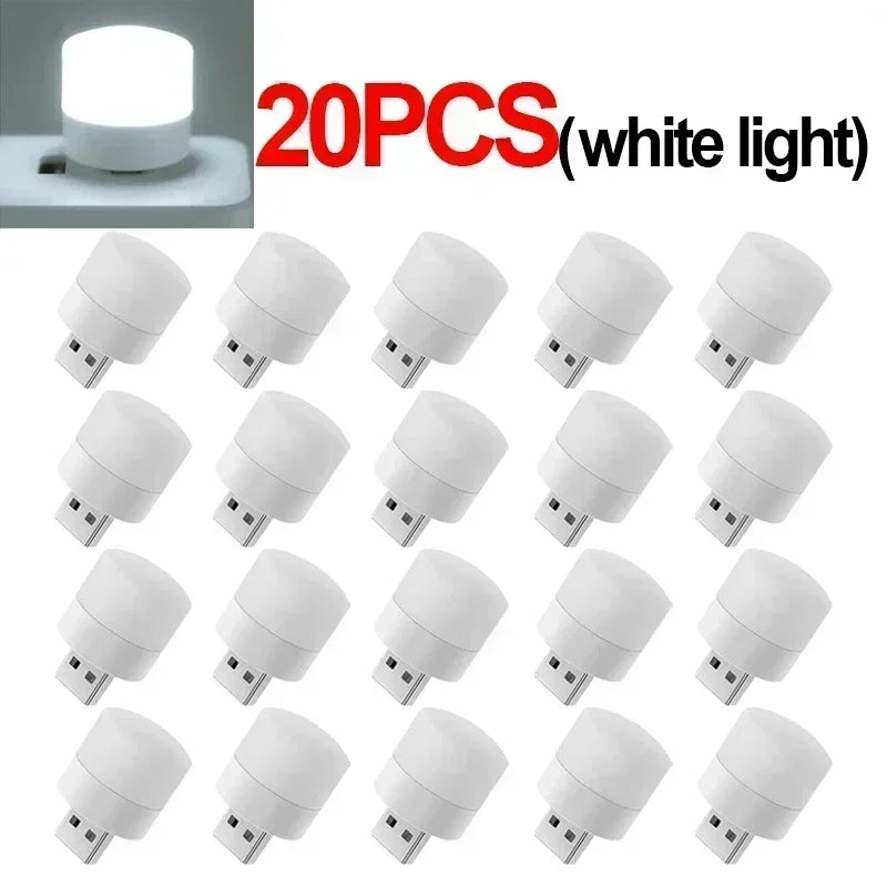 Mini LED Book Reading Light | USB Rechargeable Portable Desk Lamp