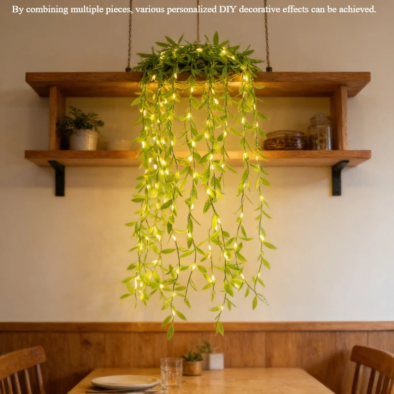 Willow Curtain String Lights | 2M 20LED Battery Powered Decorative Lighting additional angle