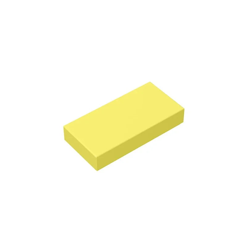 Gobricks GDS-566 Tile 1 x 2 with Groove | Compatible Building Block additional angle