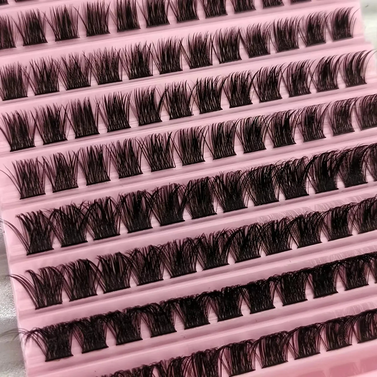 200/720PCS Eyelash Cluster Kit | Soft Fluffy Long-Lasting | Beginner-Friendly Easy Apply | Daily & Party Makeup