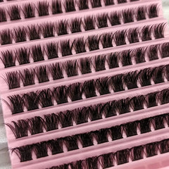200/720PCS Eyelash Cluster Kit | Soft Fluffy Long-Lasting | Beginner-Friendly Easy Apply | Daily & Party Makeup