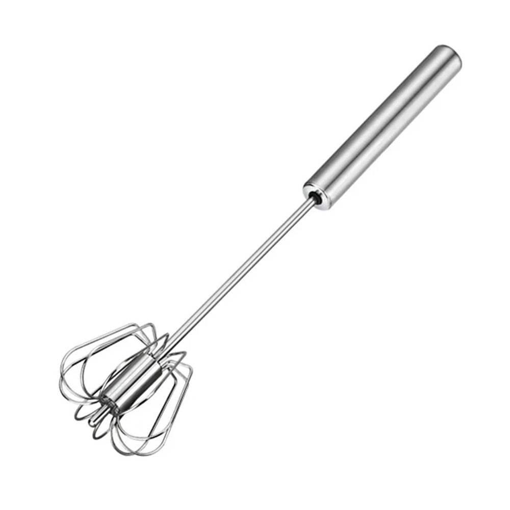 Semi-Automatic Egg Beater | 304 Stainless Steel Manual Hand Mixer alternate view