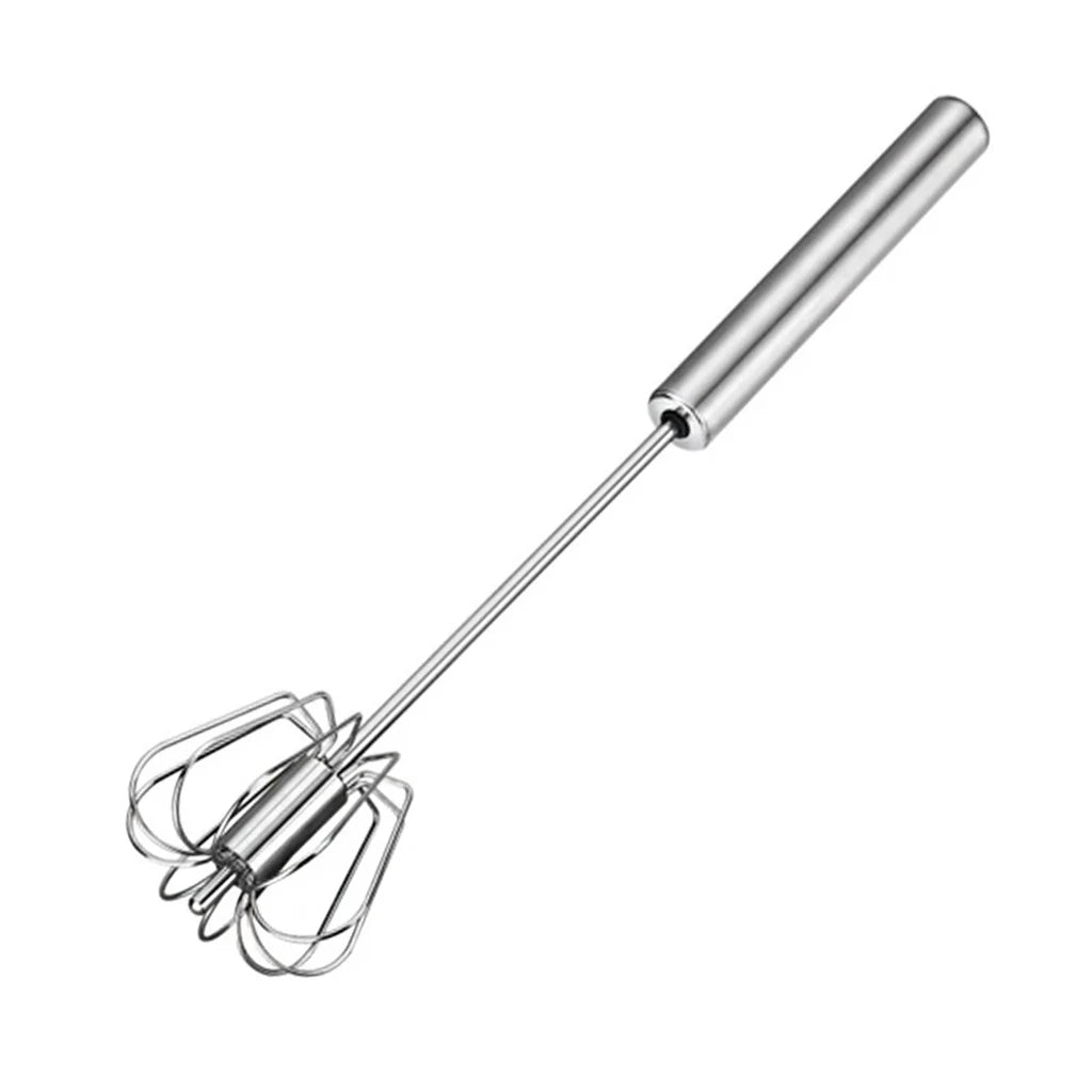 Semi-Automatic Egg Beater | 304 Stainless Steel Manual Hand Mixer alternate view