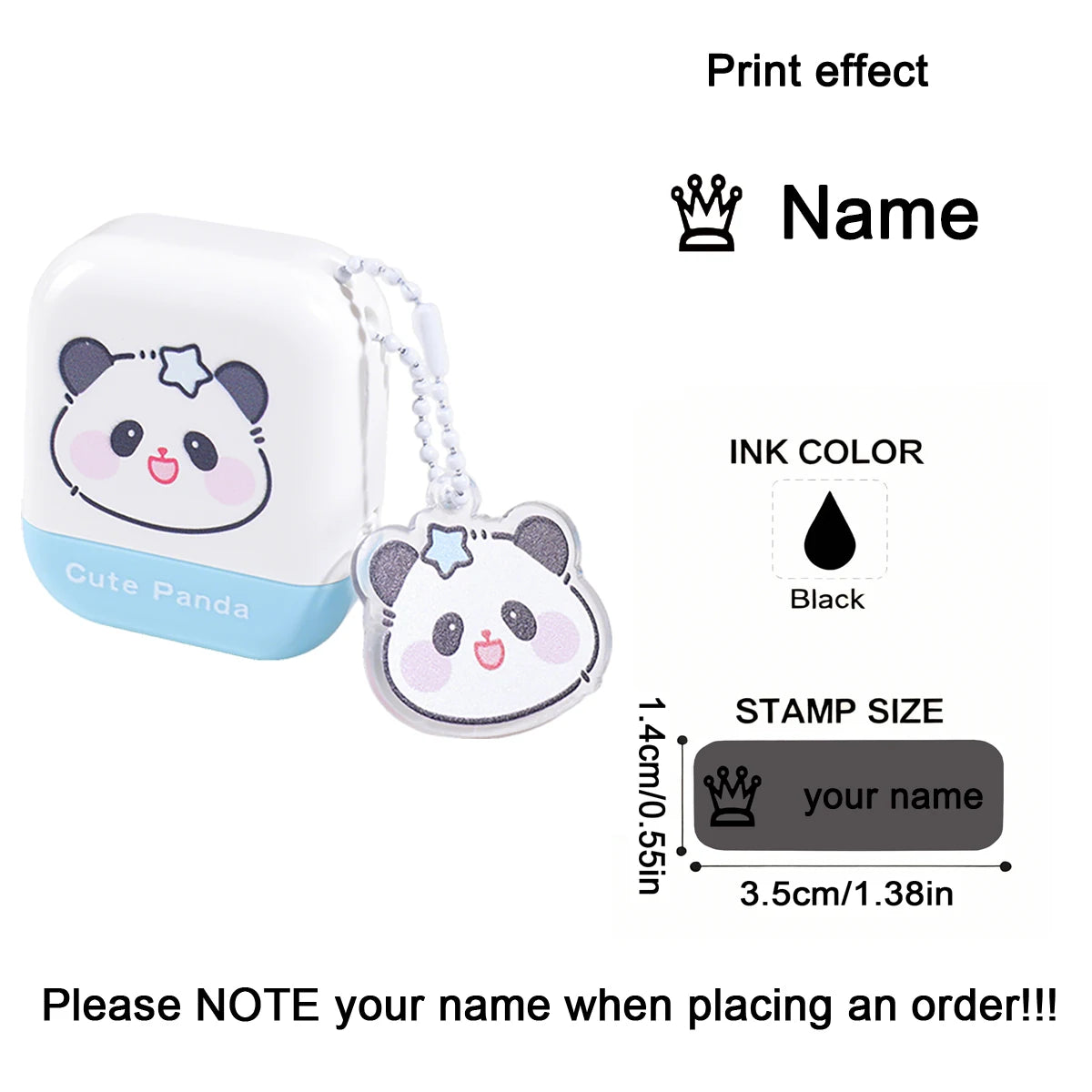 Custom Name Stamp for Clothes and School Uniforms | Personalized Belongings Marker additional angle
