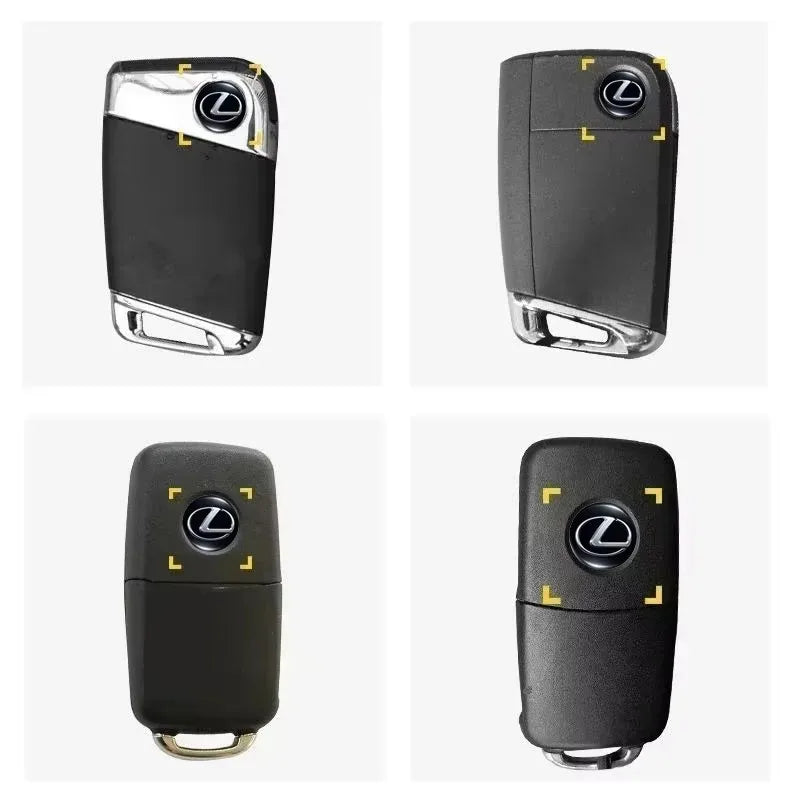 14/15MM Car Remote Key Sticker Aluminum Emblem Decoration Decal For Lexus lifestyle view