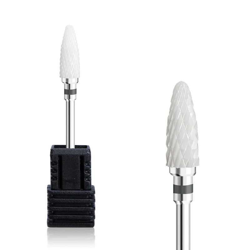 1pcs Ceramic Milling Cutter Nail Drill Bits Electric Manicure Drills Pedicure Mill Bits detail view