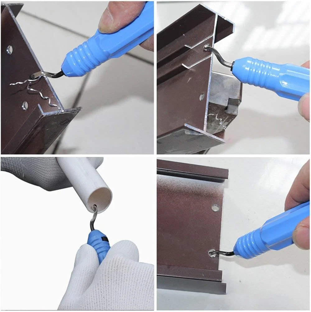 Easy-to-Use NB1100 Deburring Scraper, Hand Trimming Knife with Aluminum Alloy Handle lifestyle view