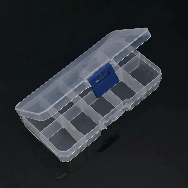 6–32 Compartment Plastic Storage Organizer Box for Beads, Jewelry & Craft Supplies