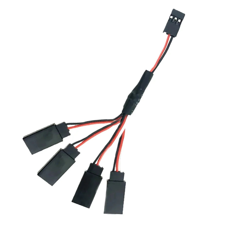 1PCS 20/30/50cm 1to1/ 1to2/ 1to3/ 1to4 RC Servo Extension Wire Cable Futaba 3 Pin JR lifestyle view