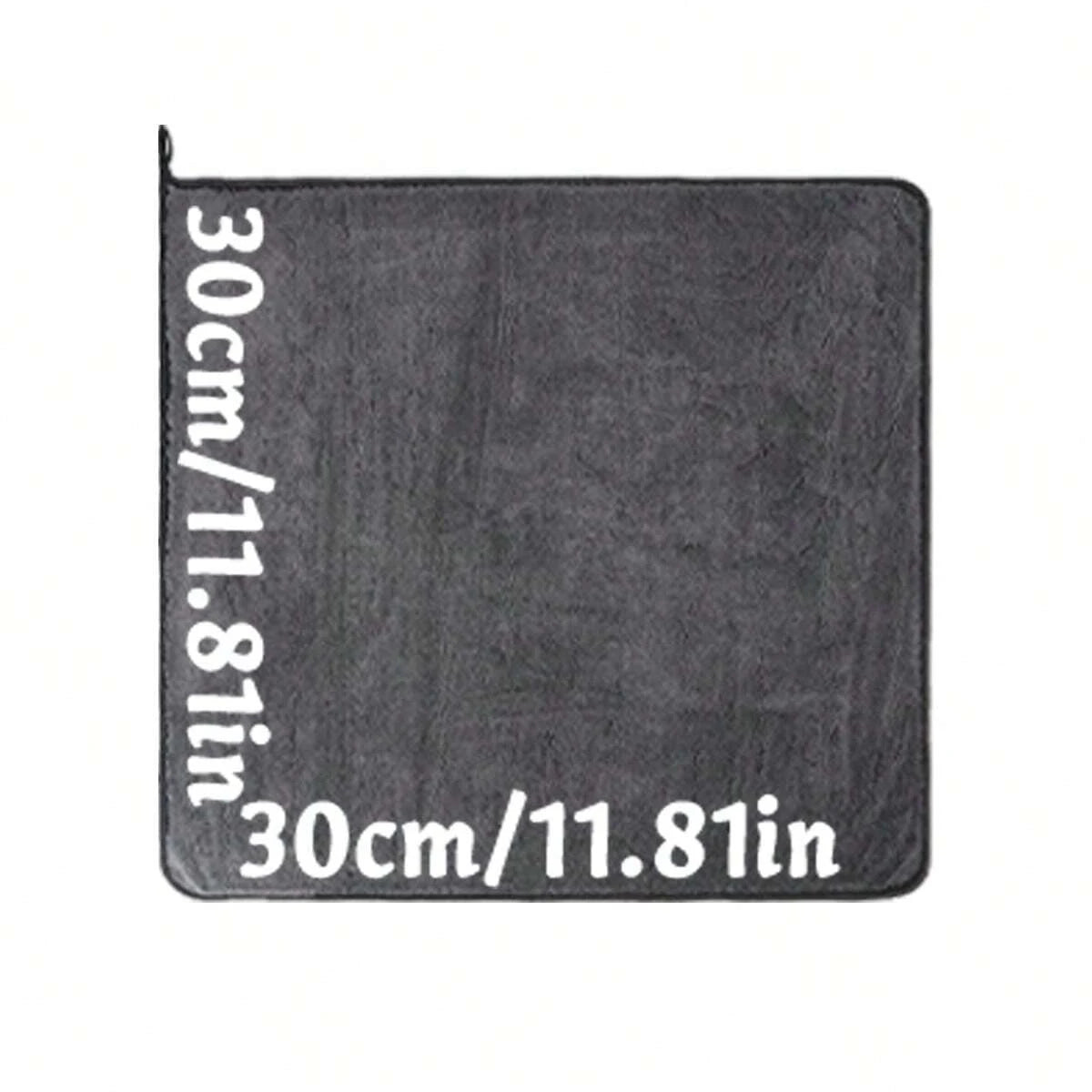 Dark Gray Car Microfiber Towel 60 x 90 cm